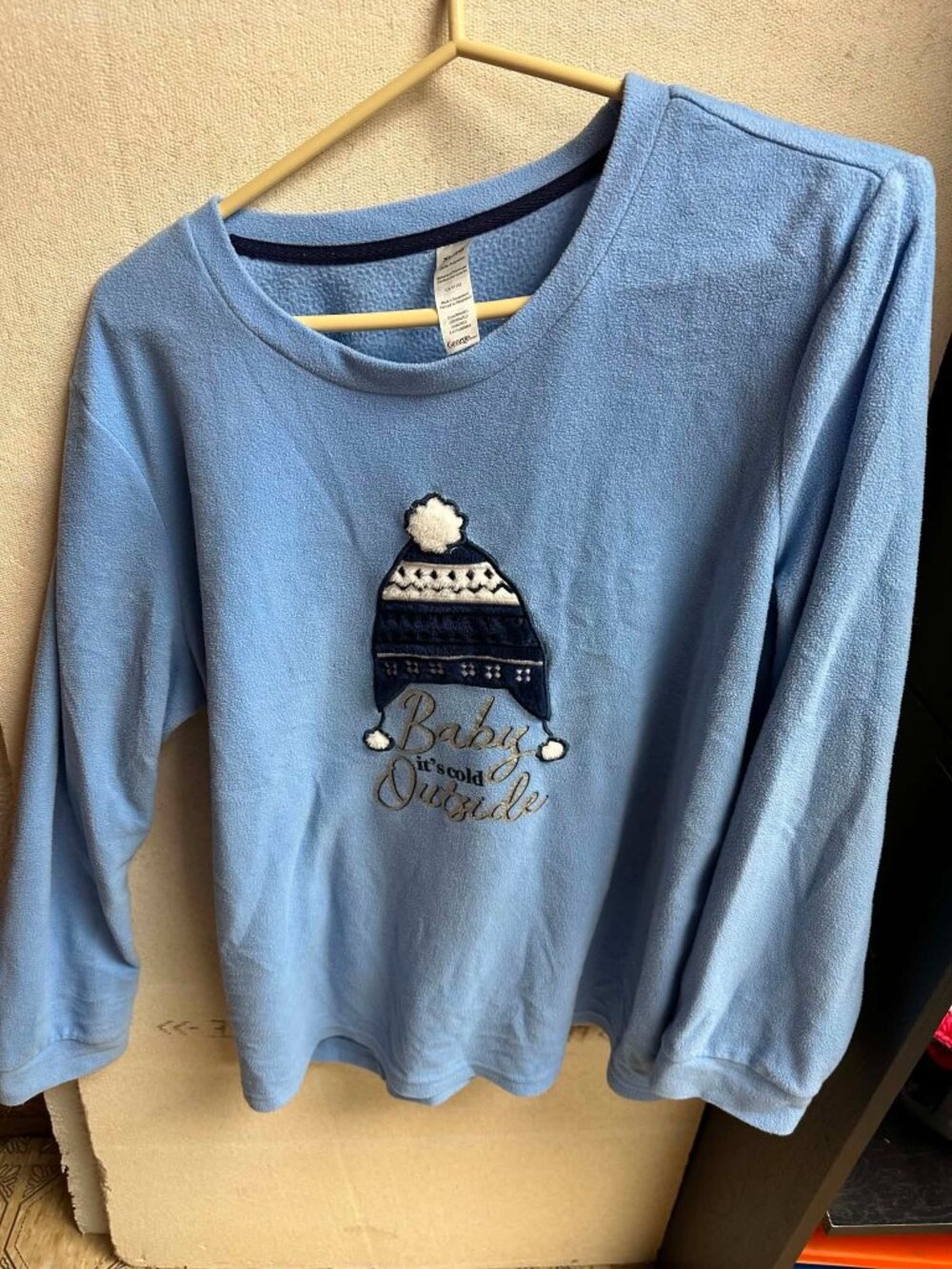 George brand fleece Pajama sweater